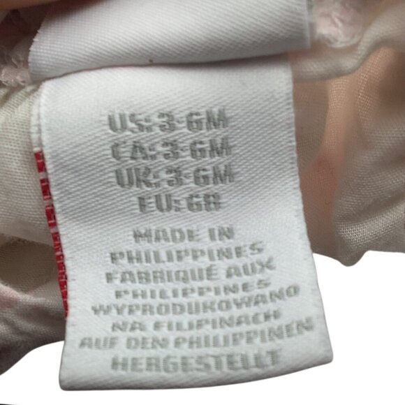 Piper & Posie Dress Baby Girl 3-6M Pink‎ & White Floral Ruffle Sleeve Bow Accent - Picture 4 of 11